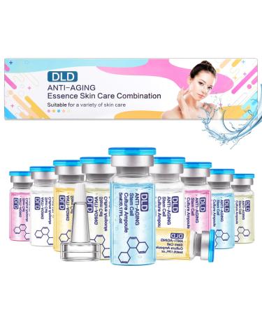 BB Facial Glow Starter Kit Exosomes for Skin booster Set - 10 Vials Hyaluronic Acid Serum Radiance Moisturising Pigments for Skin Treatment Essence