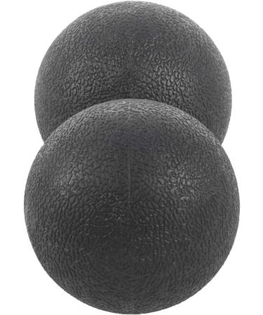 Vklopdsh Tpe Ball - Portable Gym Fitness & Therapy Massage Ball for Stress Relief & Improved Blood Circulation in Black - Buy Online on GoSupps.com