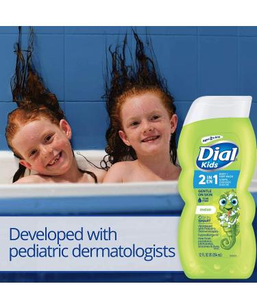 Dial Kids Watery Melon Scent Body & Hair Wash - Gentle Clean for Children 12 fl. oz - International Shipping Available - Buy Online on GoSupps.com