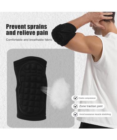 Elbow Compression Sleeve Tennis Elbow Strap Antislip Elbow Pads Breathable Exercise Supplies Reusable Weight Lifting Straps for Gym Workout - Buy Online on GoSupps.com