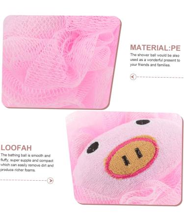 TEHAUX Body Sponge Bath Scrubber - Men's Skin Loofah & Cartoon Bath Accessories for Kids - Ideal Shower Loofah & Bath Ball - Buy Online on GoSupps.com