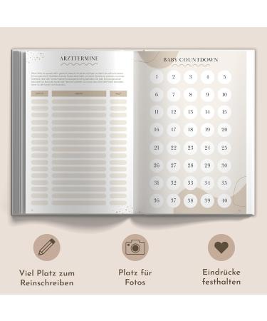 Pregnancy Diary with Questions & Design Space | Sophies Card World - Capture Your Journey - Buy Online on GoSupps.com