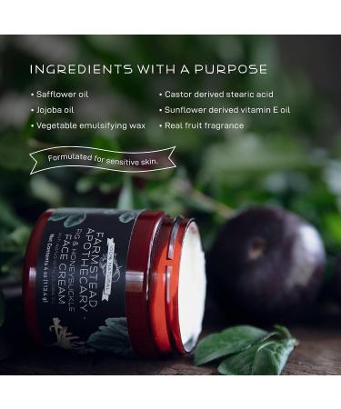 Farmstead Apothecary Fig & Honey Face Cream 4 oz | Nourishing Formula - Buy Online on GoSupps.com