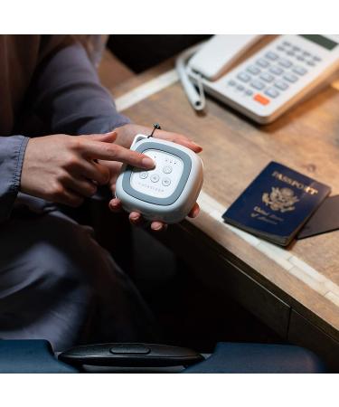 Yogasleep Travelcube Portable White Noise Machine | 6 Soothing Natural Sounds | Noise Canceling for Office Privacy | Meditation & Sleep Therapy | Perfect Gift for Adults & Babies - Grey - Buy Online on GoSupps.com