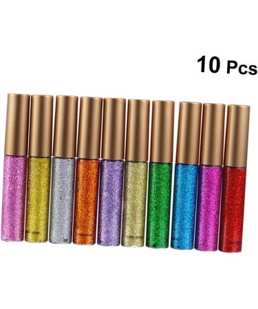 Didiseaon 10pcs Liquid Eyeliner Eye Shadow Eyeshadow Glitter Eyeliner Shinny Eyeliner - Buy Online on GoSupps.com