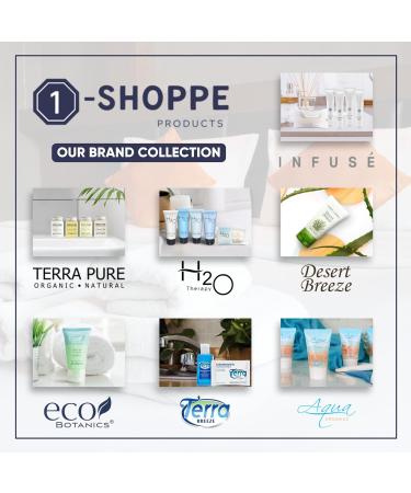 Terra Pure Therapy Shampoo | Travel Size Hotel Toiletries 1 oz | Bulk Case of 300 for Hotels Motels AirBnB & VRBO - Buy Online on GoSupps.com