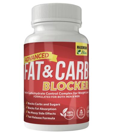 Maximum Slim Fat & Carb Blocker Pure Kidney Bean Extract for Weight Loss and Appetite Suppressant, 1600mg Per Serving. Recently Featured on TV