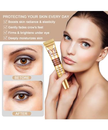 Youngfocus Retinol Eye Cream for Dark Circles and Puffiness Anti Aging Eye Cream with Hyaluronic Acid and Collagen Smooth Fine Lines and Hydrate Eye Area - Buy Online on GoSupps.com