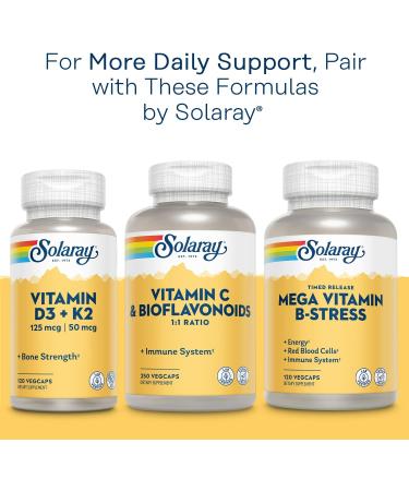 Buy Solaray Cal-Mag Citrate 1:1 Ratio - High Potency 180 VegCaps for Optimal Bone Health - Buy Online on GoSupps.com