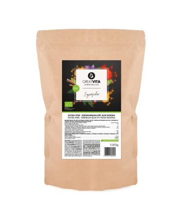 GreatVita Organic Ginger Powder 1000g - 100% Pure Ginger Root No Additives Gently Dried & Ground for International Shipping - Buy Online on GoSupps.com