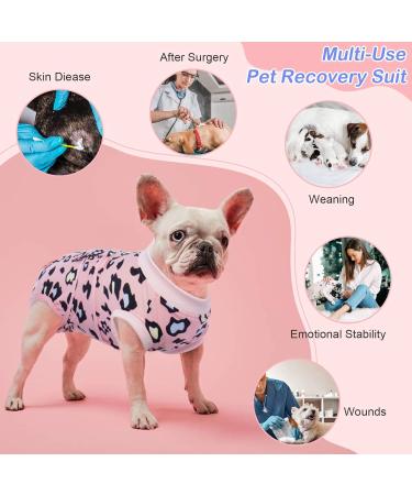 Kuoser Dog Body After Surgery | Breathable Recovery Suit for Dogs & Cats | Anti-Lick Protective Body in Dark Pink - Buy Online on GoSupps.com