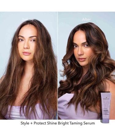 Pureology Style + Protect Shine Bright Weightless Hair Taming Serum - Vegan 4 Fl Oz | Fights Frizz | Pack of 1 - Buy Online on GoSupps.com