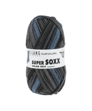 LANG YARNS Lang Yarns Super Soxx Color 4fold 0423 blue olive 100 g