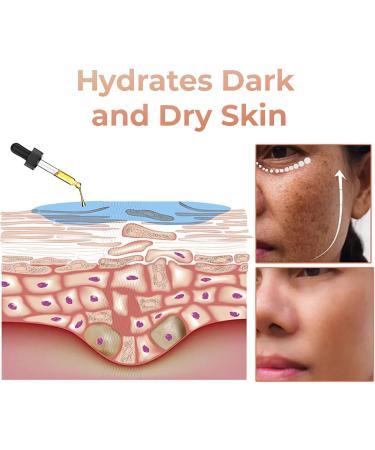  RUCRAK 3 Pcs GFOUK Melanin Correcting Facial Serum Hyaluronic Acid Vitamin C Serum Rapid Dark Spot Correcting Serum - Buy Online on GoSupps.com