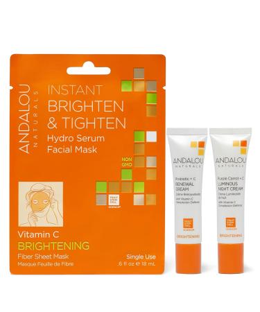 Andalou Naturals Brightening Day To Night Gift Kit | Shop Internationally for Radiant Skin - Buy Online on GoSupps.com
