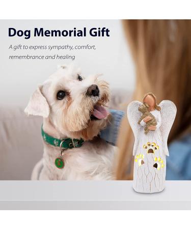 PET MEMORIAL: BEARAE Dog Candle Holder Statue - Bereavement & Sympathy Gifts for Loss of Dogs - Buy Online on GoSupps.com
