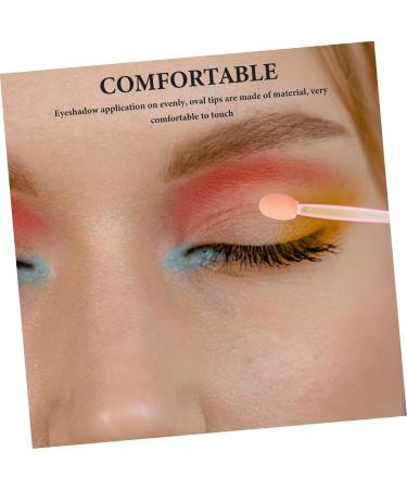 Beatifufu 100pcs Eye Shadow Stick Eye Shadow Brush Mini Makeup Sponge Para Eyeshadow Emulsion 6.20X0.50X0.50CM Pink - Buy Online on GoSupps.com