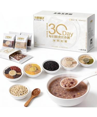 Bouillie De Grains Entiers 30 Jours 100 G X 30 Paquets 5 Saveurs M lang es Petits Paquets Individuels Cuisson Rapide Et Facile