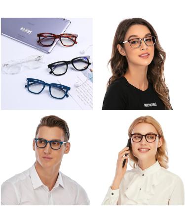 Buy DOOViC Blue Light Filter Reading Glasses JS018 - Tortoise Small Square Lenses (3.5x) | International Shipping Available - Buy Online on GoSupps.com
