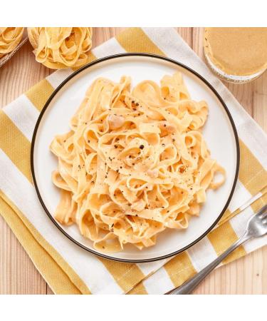 Double Portion Gourmet Tagliatelle with Cacio e Pepe Sauce | Italian Artisan Dried Egg Pasta | Restaurant-Quality Dish Ready in 6 Minutes - Buy Online on GoSupps.com