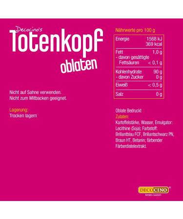 Buy Decocino Halloween Oblate Toten Heads - 3D Cake Muffin & Cupcake Decorations | International Shipping - Buy Online on GoSupps.com