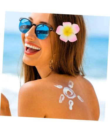 Beatifufu 1pc Hawaii Decor Hair Accessories for Bride Floral Decorations Bride Insert Comb Flowers Decoration Bridal Hair Comb Floral Headpiece Pearl Trim Pink Wedding Hair Piece Women's - Buy Online on GoSupps.com