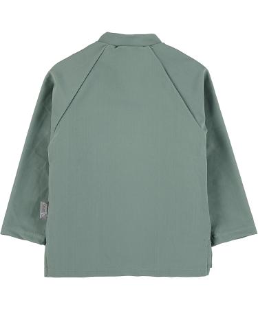 Sterntaler UV Swim Shirt for Kids - Long Sleeve Rashguard 50+ Protection Zipper & Collar Unisex Eco-Friendly Swimwear - Ideal for Bathing Fun in Matt Green (Size 104) - Buy Online on GoSupps.com