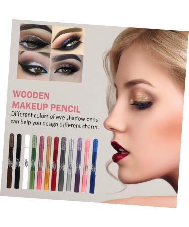 OHPHCALL 36 Pcs Pearlescent Pencil Eye Shadows Under Eye Liner Brush Red Eyeliner Powder 12.5X0.5cmx3pcs Assorted Colorx3pcs - Buy Online on GoSupps.com