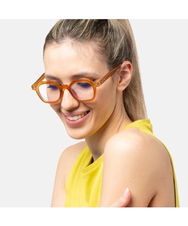 HERLING Casimir Blue Light Glasses | BlueBlock Acetate & Ember | Reduce Eye Strain - International Shipping - Buy Online on GoSupps.com