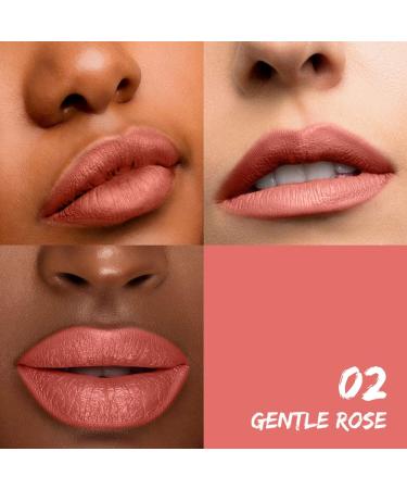 Sante Natural Cosmetics Matte Lipstick 02 Gentle Rose | Organic Cocoa Butter | Intensive Color | 4.5g | International Shipping - Buy Online on GoSupps.com