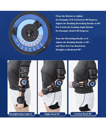 SFKLYU Hinged Elbow Brace | Adjustable Postoperative Arm Support & Stabilizer Splint for Right Arm Recovery - Buy Online on GoSupps.com