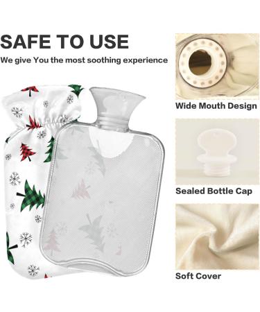 Buffalo Christmas Trees Heat Bottle - 2L Pain Relief Water Bag & Warming Bed Warmer for Headaches - Buy Online on GoSupps.com