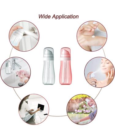 Mini Travel Spray Bottles for Hair & Face- 4 Pack Fine Mist Sprayers for Perfume, Cleaning Solutions, Alcohol & Oils (1.7oz/3.4oz) - Buy Online on GoSupps.com
