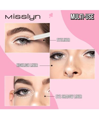  Misslyn Misslyn | Black Eye Pencil No Smudge 3 Intense Tint Makeup Pencils & Coloured Eyes - Set of Three Pencils - Buy Online on GoSupps.com