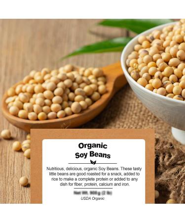 Organic Soybeans Bulk (5 lb) - High Protein & Fiber | Be Still Farms | USA Grown | Non-GMO | Vegan - Perfect for Edamame, Soy Milk, Tofu - Buy Online on GoSupps.com