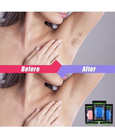 Auperwel Hard Wax Beans â€“ 10.5oz Painless Hair Removal Wax Beads for Brazilian, Bikini, Face & Legs â€“ 3 Packs (2 Blue, 1 Pink) â€“ Ideal for Men & Women - Buy Online on GoSupps.com