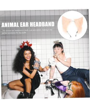 minkissy Headbands Hair Ties Cat Ears Headband Adults Cat Costume Accessories Cat Ears Head Wrap Cosplay Ears Ear Headband Cat Headband Cat Ear Headpiece The Cat Women's Fabric Animal - Buy Online on GoSupps.com