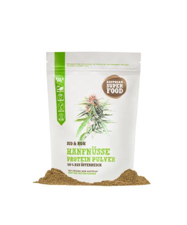 ORGANIC Protein powder hemp nuts raw natural muscle building 350 grams superfood