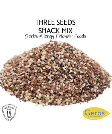 GERBS 3 Seed Snack Mix 32oz - Top Allergy-Free, Non-GMO, Vegan, Keto & Paleo Friendly - Buy Online on GoSupps.com