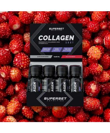 Superset Nutrition | Collagen Shot (12x60ml) | Collagen | Contribute to the well-being of your joints! -Wild strawberry - Buy Online on GoSupps.com