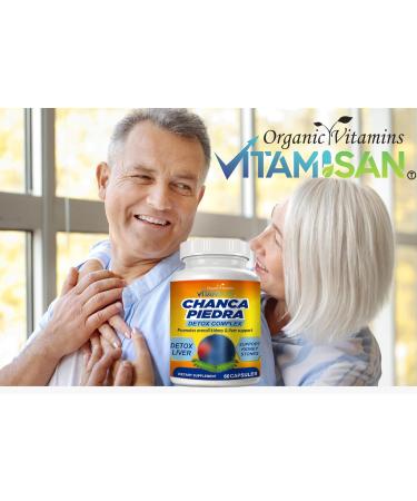 VITAMISAN 2 Chanca Piedra Stone Breaker Extract 1000mg Peruvian Gallstones Liver Kidney Support 120 Capsules Total 2 Bottles Flush Impurities Cleanse Supplement - Buy Online on GoSupps.com