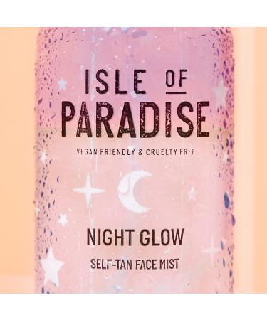 Isle of Paradise Night Glow Self Tan Face Mist - Jasmine, Argan Oil & Hyaluronic Acid | Vegan & Cruelty Free | 3.38 Fl Oz - Buy Online on GoSupps.com