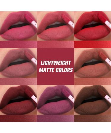 UCANBE 8Pcs/Set Velvet Matte Liquid Lipstick Set B - Waterproof, Long Lasting, Smooth & Soft - Gift for Women - Buy Online on GoSupps.com