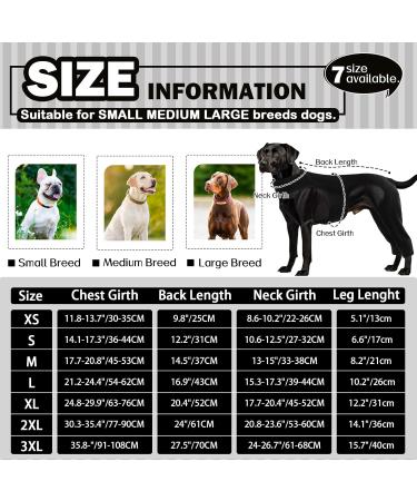 Buy HJYOKUSO Recovery Suit for Dogs - Surgery Suit & Hind Leg Protection | XXXL Black - Prevent Licking & Promote Healing - Buy Online on GoSupps.com