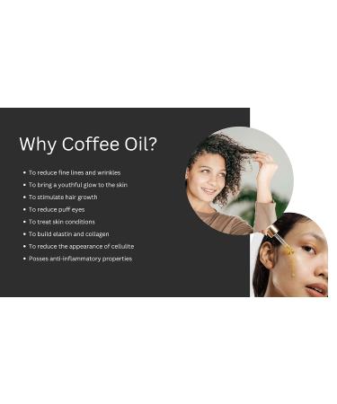 GroundUp Upcycled Coffee Oil for Skin & Hair | Natural Antioxidant-Rich Caffeine Oil for Moisturizing & Scalp Care | Sustainable Skincare - Buy Online on GoSupps.com