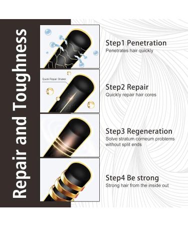 STIRZ 5 Seconds Magical Hair Treatment Professional Repair Hair Magical Treatment Noueishing Magical Treatment Professional Repair Hair Magical Treatment for Men and Women 3pcs - Buy Online on GoSupps.com