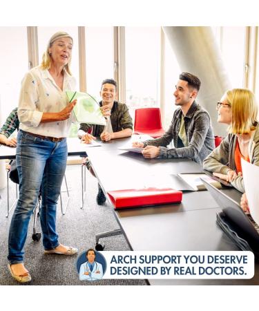 Dr. Frederick's Original High Arch Gel Insoles - 6Pcs - Arch Support Inserts for Men & Women - Foot Pain Relief - Wear with Shoes - Better Than Foot Brace - Buy Online on GoSupps.com