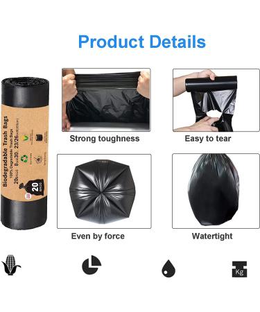 Portable Toilet Bags for Camping - 60 Count | 8 Gallon Compostable Replacement Bags for Outdoors, Boating, Car Travel | Long Trip Essentials - Buy Online on GoSupps.com