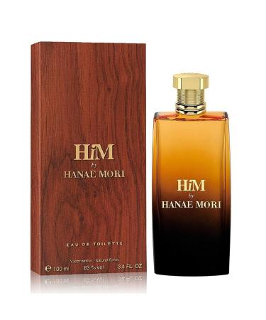 Hanae Mori Him Eau de Toilette Spray for Men 3.4 Fluid Ounce - Buy Online on GoSupps.com