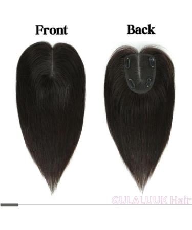 Real Hair Silk Base Topper for Thinning Hair Women - Dark Brown 12inch - Buy Online on GoSupps.com